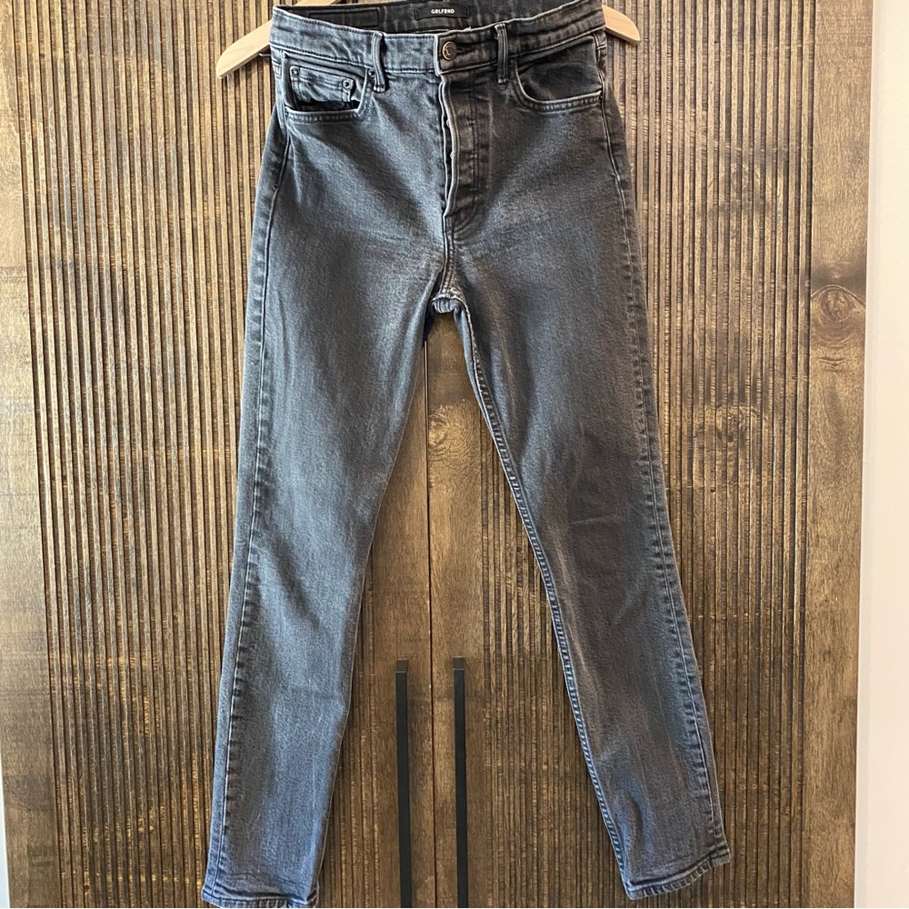 Women's High-Rise Slim Jean - Charcoal Gray